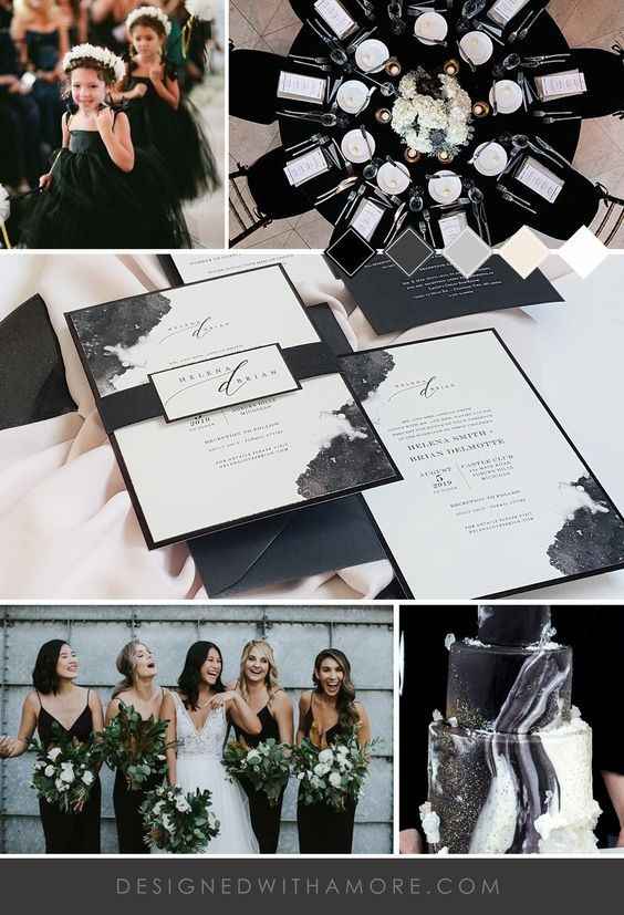 black and white color scheme