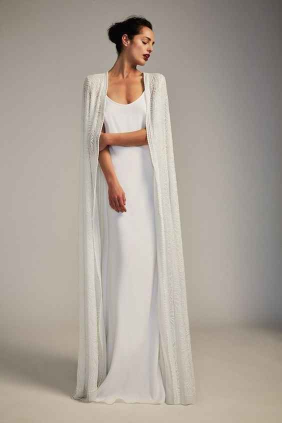 winter bride cape