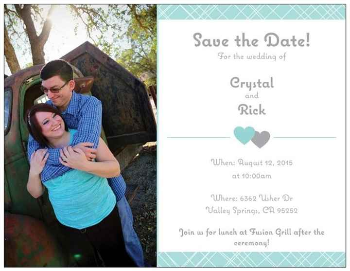 Vistaprint Save the Date Magnets
