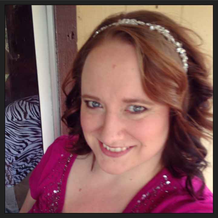 Final hair and makeup trial before the wedding!!