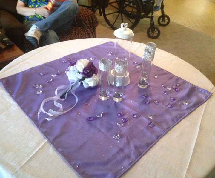 Sand ceremony table mockup