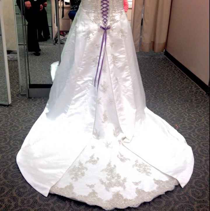 Officially said yes to the dress last night! Post your dress pics!