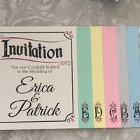 "To cute to send back" rsvps are being texted to us instead