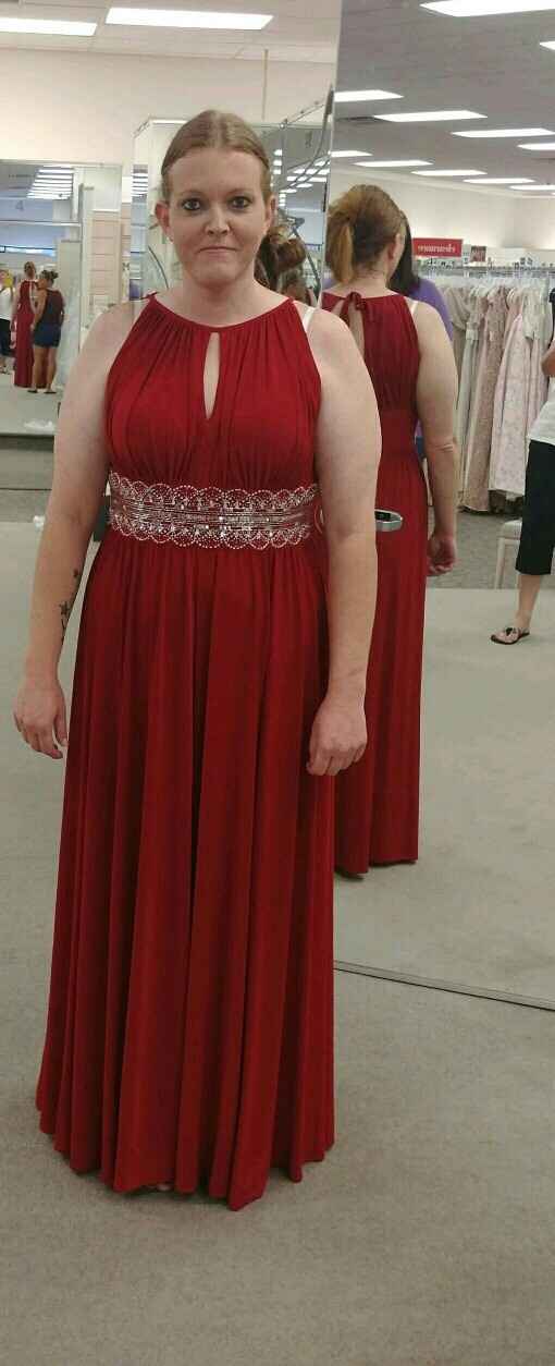 We picked our bridesmaid dresses today!