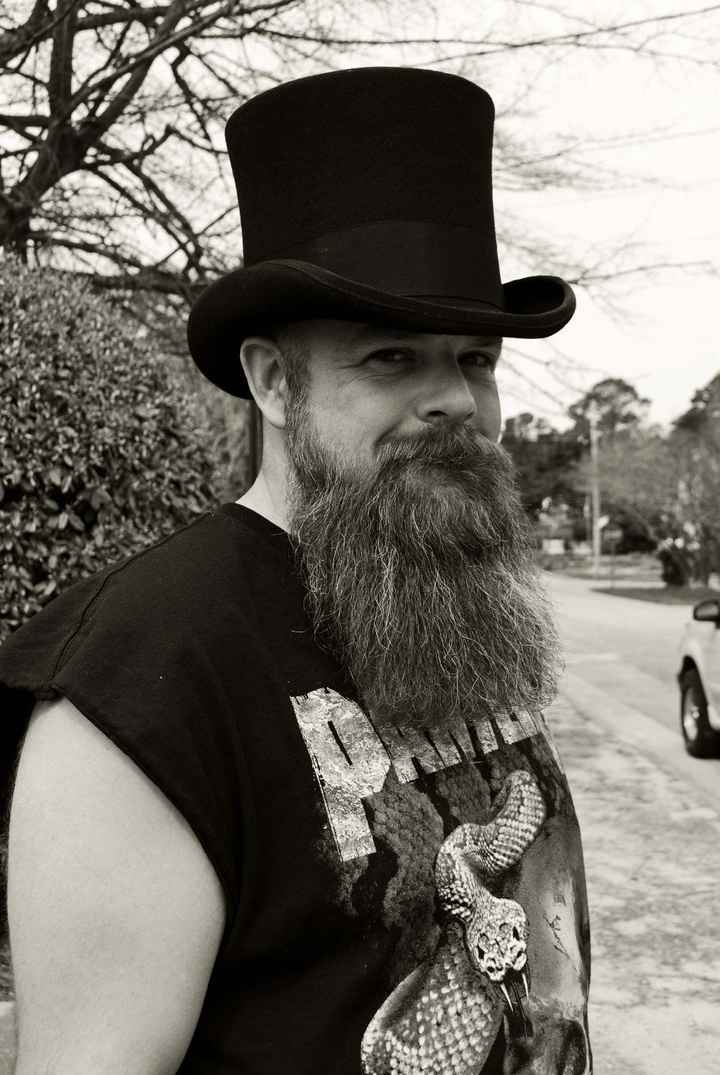 groom loved his top hat