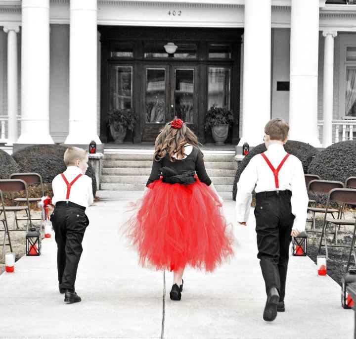 flower girl and ring bearers