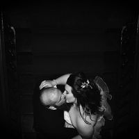 kiss on stairs