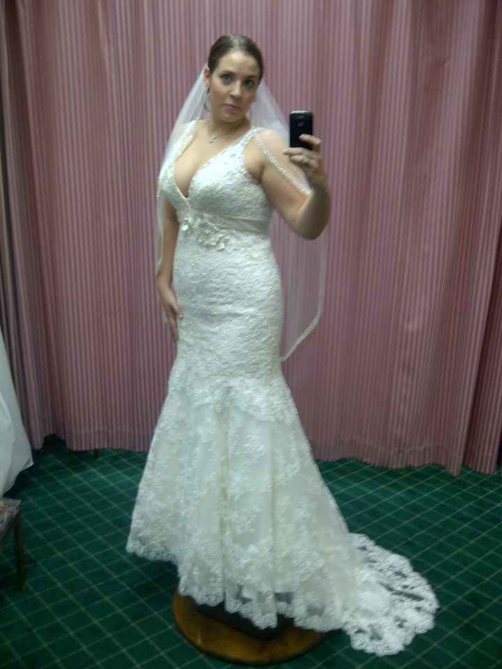 Matching venues and dresses!