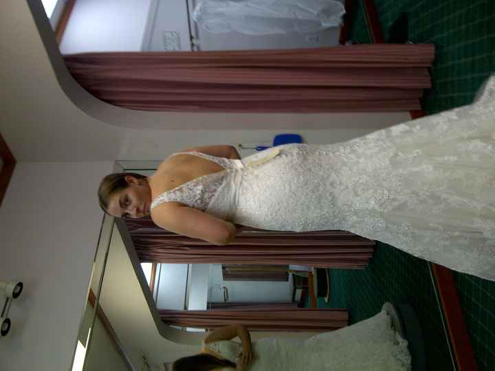 Matching venues and dresses!