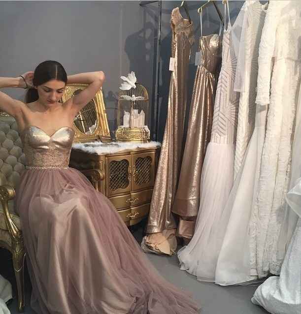 Blush wedding gown?
