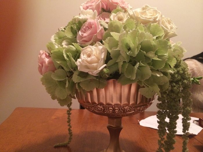 Centerpiece mock-up and THANK YOU!