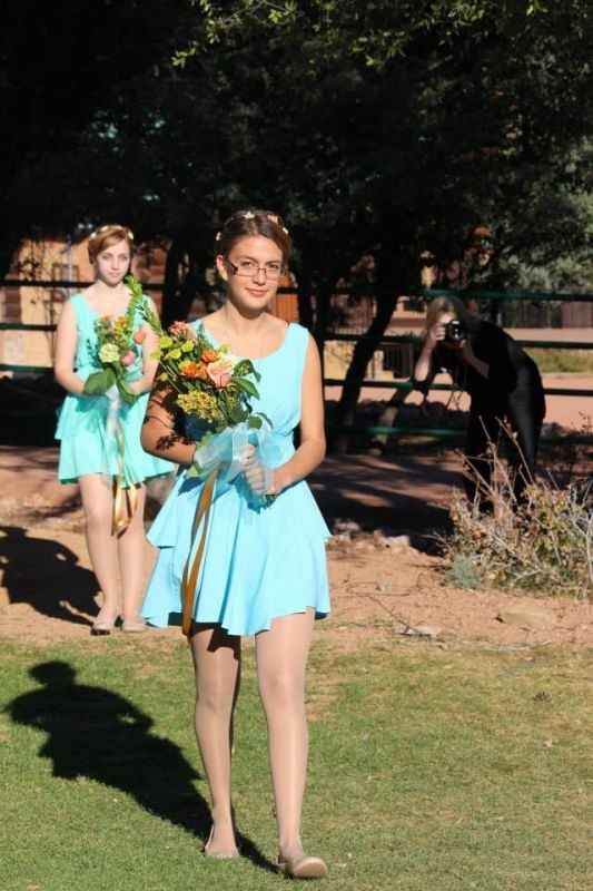 Bridesmaids but no groomsmen