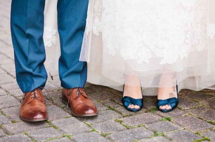 Show off your wedding shoes!