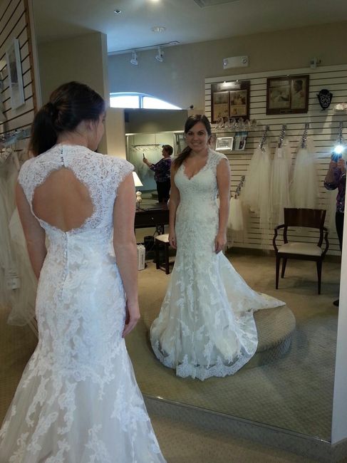 It's a rainy day here on the East Coast, I'm in need of sunshine.  So show me your wedding dress