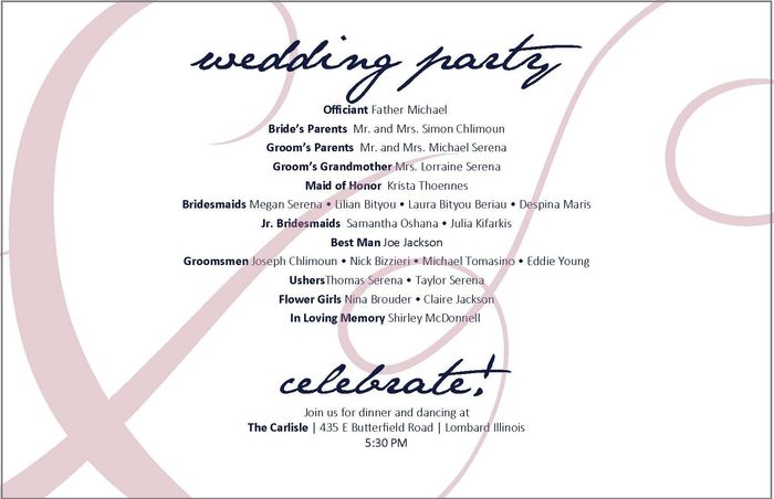 Programs for Catholic Ceremony