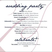 Programs for Catholic Ceremony