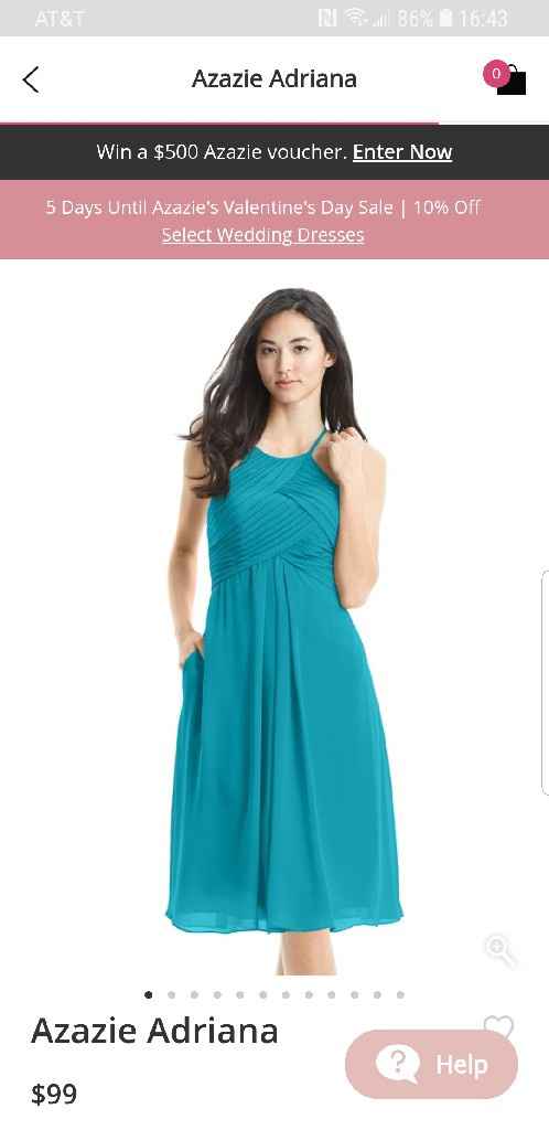 Bridesmaids shoe color - 1