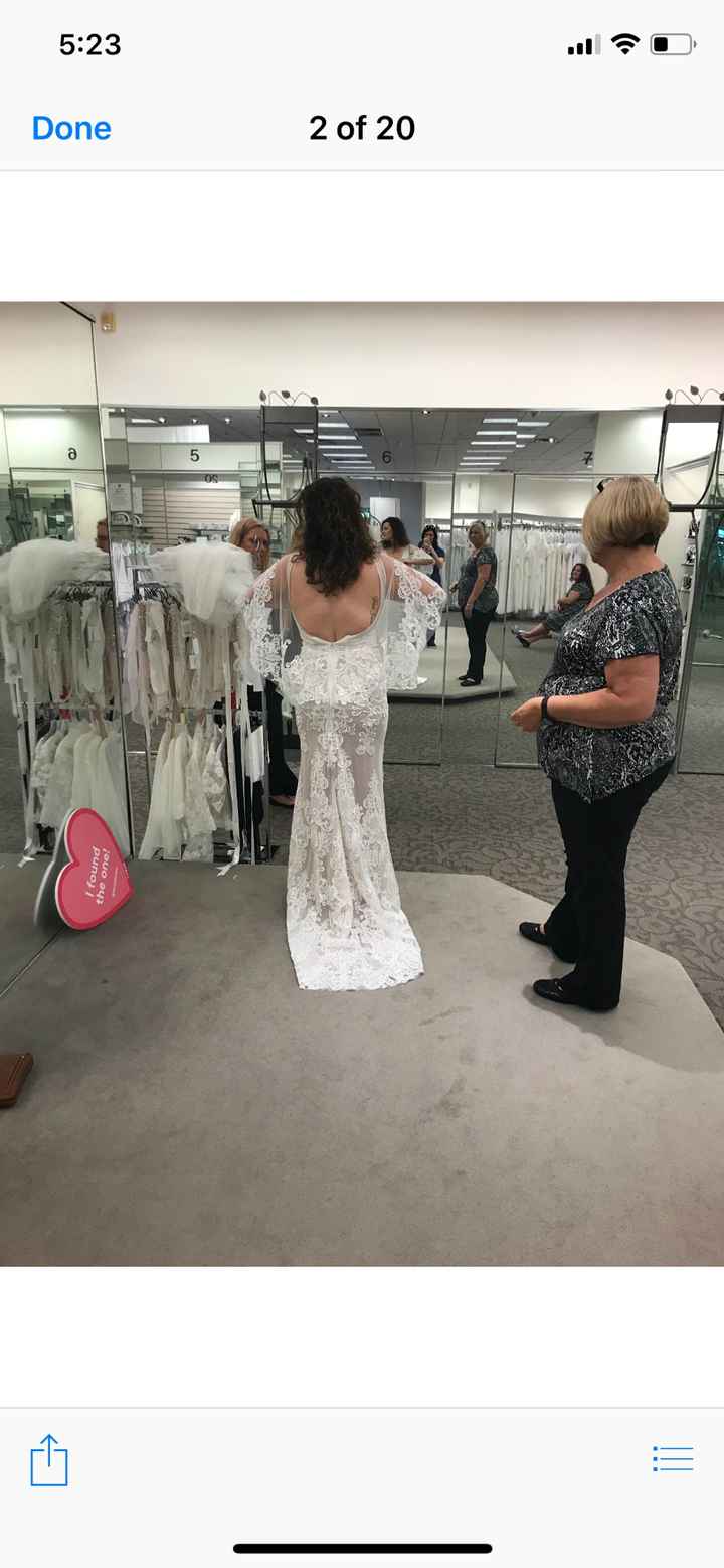 Nervous about my wedding dress not fitting 