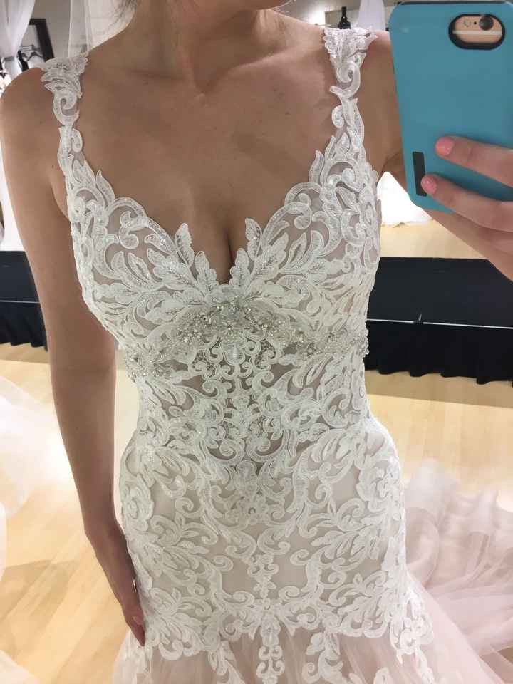 Picked up my dress today! Straps too short ?