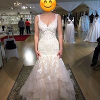 Picked up my dress today! Straps too short ?