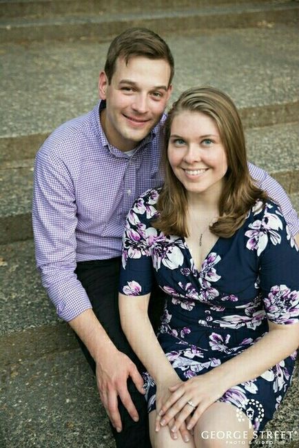 Engagement photos colors