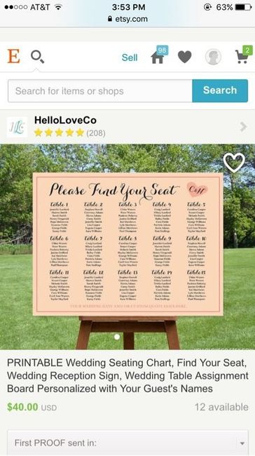 Open seating plan vs. Assigned tables