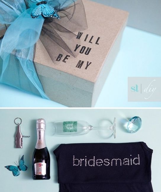 Will you be my bridesmaid? Need Ideas : )