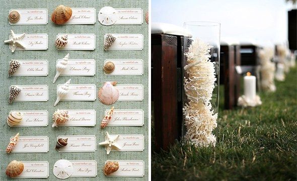 Bringing the beach to our reception...