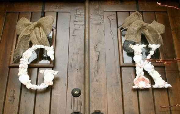 Bringing the beach to our reception...