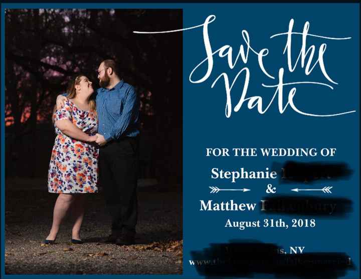 Show us your Save The Dates - 1