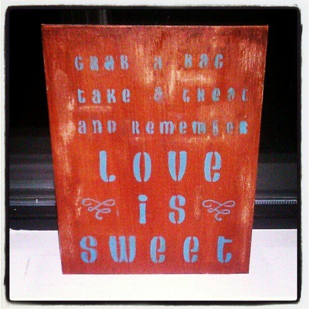 MY DIY sign (picture included)
