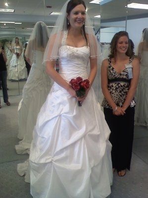 Show me your dress with you vs the model!
