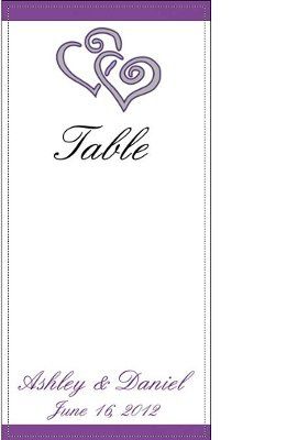 Table Numbers from VP