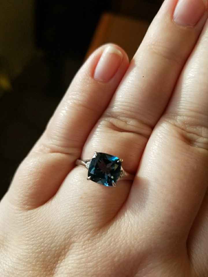 Show me your unique engagement rings! - 1