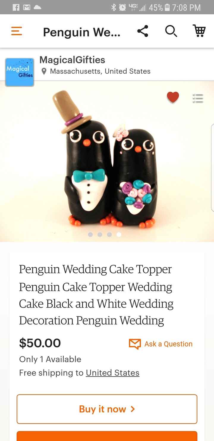 Did you have a funny or unique cake topper? Show me! - 1