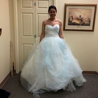 Vera Wang Ombre Dress in Frost