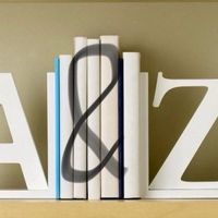 A & Z Bookends