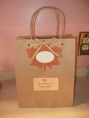 "I never thought I could do it" DIY welcome bag by Carole B.