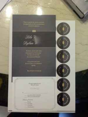 What is an average price for invites?