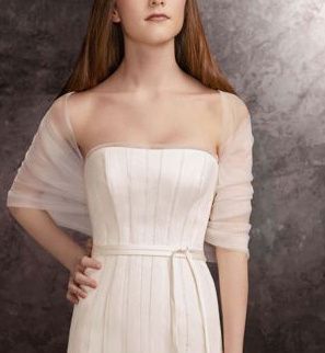 Tulle Draped Cover Up