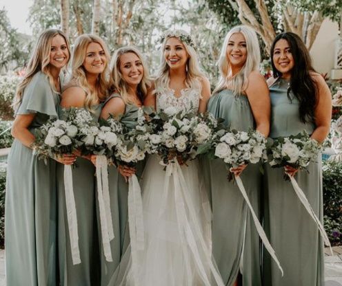 Sage Bridesmaids Dresses
