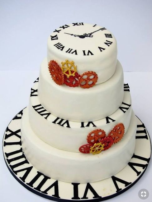 Clock Wedding Cake