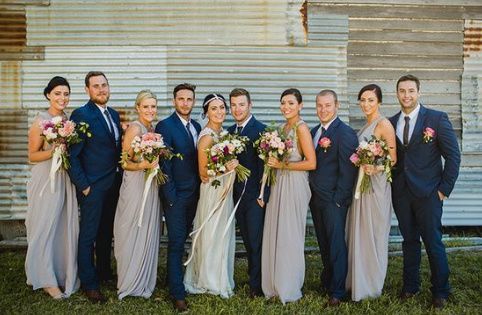 Taupe Bridesmaid Dresses 5