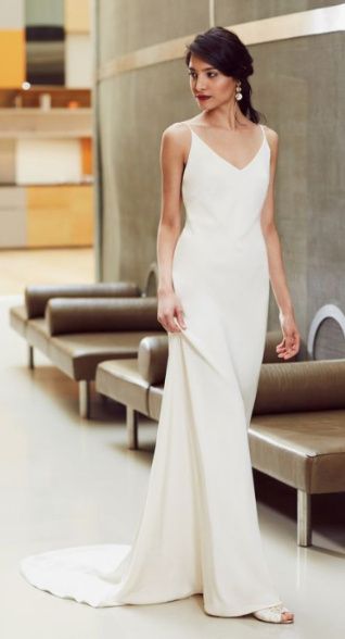 minimalist wedding dress