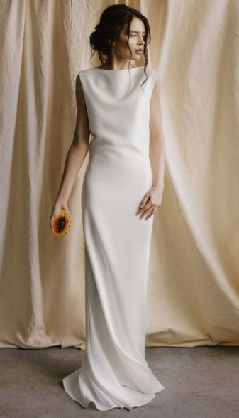 minimalist wedding dress