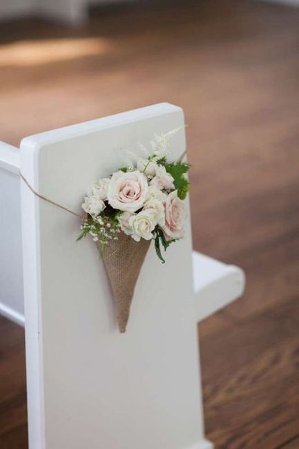 Pew Decorations Rustic