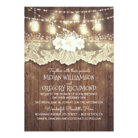 Country Chic Invites