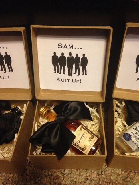 diy Groom and Bridesmaid Gift Boxes... 5