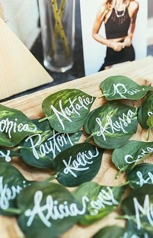 Hawaiian themed reception 2