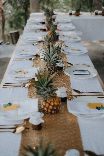 Hawaiian themed reception 3